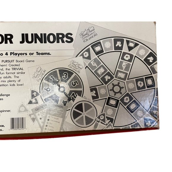 Vintage TRIVIAL PURSUIT for Juniors 1987 Horn Abbot Complete Game - Picture 9 of 13